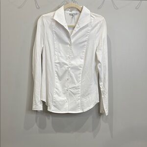Hinson Wu White Button-Up Shirt